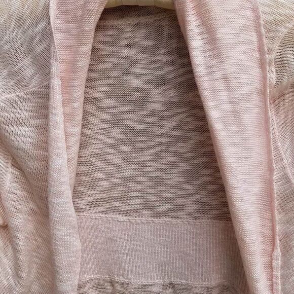 Ana Lightweight Light Pink Open Front Cardigan size Large - Picture 7 of 12